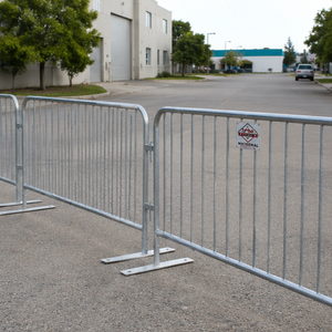 Barrera de Control de Multitudes de Acero de Alta Resistencia TitanGuard, Barricada de Seguridad Portátil, Panel de Valla para Filas de Eventos, Escudo Urbano Galvanizado - Product Image 3