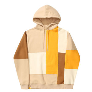 Sweat à capuche pour homme, color block, doux et confortable, à manches longues, décontracté, pour tous les jours, coupe décontractée - Product Image 1
