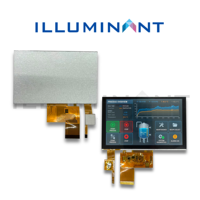 Módulo de Pantalla LCD TFT CTP de 5 Pulgadas, 800x480, Interfaz RGB, ILI6122, GSL1680, 500 Nits, Retroiluminación LED LCM de 12 Horas