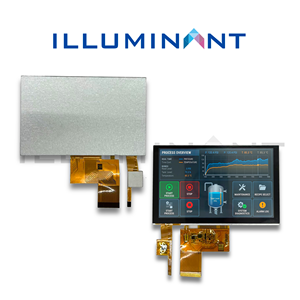5 Inch CTP 800x480 TFT LCD Display Module RGB Interface ILI6122 GSL1680 500 Nits 12 o'clock LCM <b>LED</b> <b>Backlight</b> LCM - Product Image 4