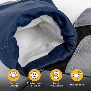 Gants de soudage en cuir de vachette pleine fleur renforcés, résistants aux flammes, de haute qualité, robustes et durables - Product Image 4