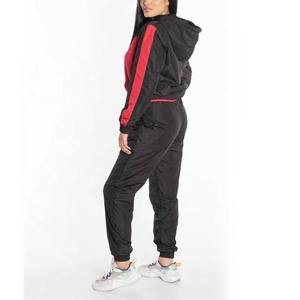 Women Tracksuit Set Color Blocking Windbreaker Jacket And <b>Pants</b> Sporty Full Sleeve Breathable Autumn Wear - Product Image 3