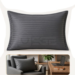 Fundas de Almohada Teñidas de Alta Calidad, Duraderas, Ecológicas, de Poliéster/Algodón, Tecnología de Costura, Tacto Suave, Acabado Limpio, Múltiples Usos para Hoteles - Product Image 6