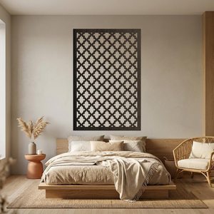 Arte de Pared de Madera Rectangular Estilo Mediterráneo Hecho a Mano Decoración Interior para Sala de Estar - Product Image 3