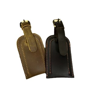 Master Craft Leather Luggage Tags Superior Full Grain Leather Quality Genuine Leather Bag Identifiers LTG-0329 - Product Image 4