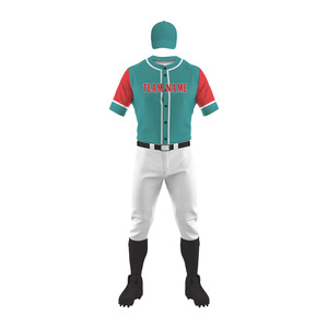 ชุดเบสบอลพิมพ์ลายแบบซับลิเมชั่นคุณภาพสูงสั่งทำพิเศษ พร้อมโลโก้และชื่อ แขนสั้น ไซส์ใหญ่ สำหรับฤดูร้อน ระบายอากาศได้ดี ผลิตจากโพลีเอสเตอร์ - Product Image 2