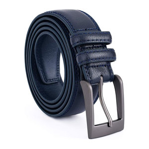 Cinturón de Cuero Vacuno para Hombre, Moderno, con Hebilla de Cobre, Duradero y Ajustable, para un Estilo Casual - Product Image 1