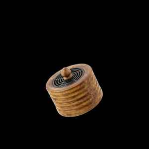 Brûleur à Bakhoor Arabe en Résine et Bois Incrusté, Couvercle Métallique Texturé Marbre, Encensoir Mabkhara pour Oud, Décoration Maison Ramadan Aïd - Product Image 3