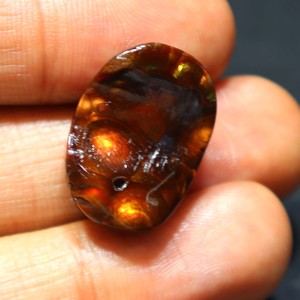 Natural <b>Mexican</b> Fire Agate Druzy Cabochon Fire Agate Loose Handmade Jewelry Fire Agate Cabochon for Ring for Jewelry Making - Product Image 3