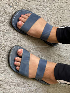 Handmade Genuine Leather Stylish Flat Slipper <b>Womens</b> - Product Image 5