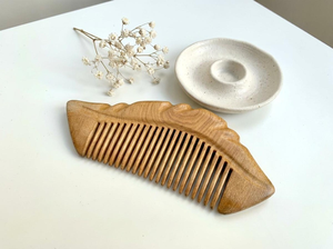 Peigne à cheveux en bois biologique, anti-casse, anti-statique, outil de coiffage pour femmes, hommes et enfants, de qualité supérieure - Product Image 5