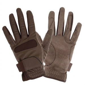 Wholesale Unisex Summer Leather Horse Riding <b>Gloves</b> Full Finger Windproof Anti-Slip Palm Touchscreen Waterproof <b>Fleece</b> <b>Lined</b> - Product Image 1