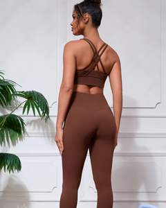 Soutien-gorge de sport pour femme de haute qualité, nouvelle collection, vêtements de sport personnalisés avec logo frontal, nouveau soutien-gorge de sport tendance - Product Image 4