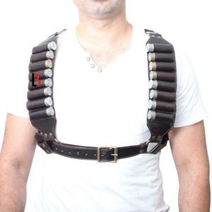 Holster vertical en cuir de mouton personnalisé avec impression par transfert thermique, boucle en acier, sangles réglables, largeur 4,5 cm - Product Image 2