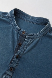 Camisa de Lino de Manga Larga para Hombre, Ligera, Transpirable, Informal, para Verano - Product Image 6