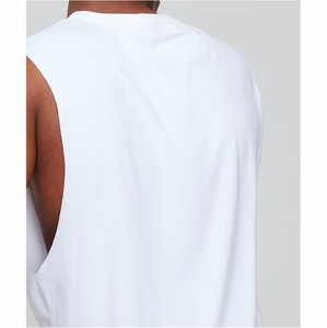 Débardeur d'été pour homme de haute qualité OEM, sans manches, pour la gym, le fitness et la mode - Product Image 2