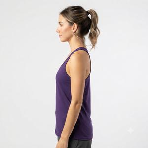 Camiseta sin mangas informal para mujer, transpirable, ligera, cómoda y a la moda para verano - Product Image 3