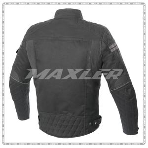 Veste de moto pour homme en textile imperméable homologué CE avec taille ajustable et amovible Veste de moto en textile pour homme - Product Image 5