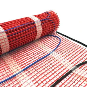 Электрический нагревательный мат для теплого пола под плитку, сопротивительный нагревательный элемент для пола - Product Image 1
