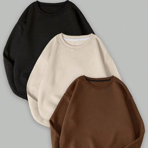 เสื้อสเวตเชิ้ตผู้หญิงแบบสวมหัว ขายส่ง เสื้อฮู้ดดี้ทรงหลวมสำหรับผู้หญิง เสื้อสเวตเชิ้ตผ้าฝ้ายออร์แกนิคพิมพ์ลายตามสั่งสำหรับผู้หญิง - Product Image 1