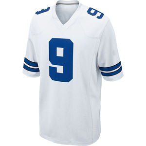 Nouveau maillot de football américain personnalisé à prix abordable, très vendu, anti-humidité, col en V, en polyester, unisexe - Product Image 4