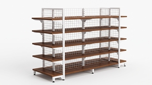 Estante de Almacenamiento de Acero Laminado en Frío y Madera, Resistente, Desmontable, de Doble Cara y Ajustable, Fabricado en Vietnam - Product Image 5