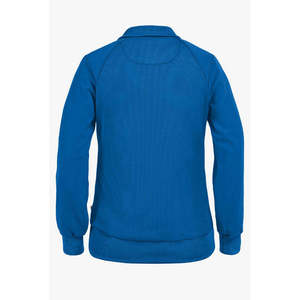 Blouse de travail unisexe bleue à fermeture éclair intégrale en toile avec poches et détection d'aiguilles – PRIMEFIELD ENTERPRISES - Product Image 2