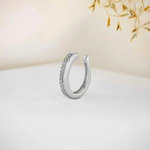 Pendientes de Oreja con Diamantes Cultivados en Laboratorio, Corte Baguette y Redondo, en Oro de 14K, Pendientes Modernos con Diamantes para Mujer, Joyería Elegante - Product Image 3