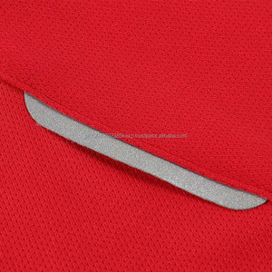 Alta calidad 180g secado rápido suave transpirable malla deporte hombres mujeres logotipo personalizado camiseta Fitness correr redes poliéster camiseta - Product Image 4