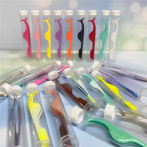 Pince à épiler en acier inoxydable pour faux cils, outils de maquillage pour cils, recourbe-cils auxiliaire, cils en vison, manucure - Product Image 6