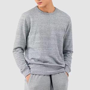 Sweat-shirt pour homme, nouvelle mode, coton molletonné, col rond, pull-over, toucher doux, manches longues, vêtements décontractés d'hiver, couleur personnalisable - Product Image 1