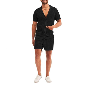 Ensemble de sport unisexe 2 en 1 en maille respirante pour l'été, t-shirt et short de sport à séchage rapide, vêtements de sport pour la course à pied et l'entraînement - Product Image 5