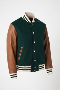 Classic Varsity <b>Jacket</b> Men Women Letterman Style College Bomber Coat Casual Streetwear Fashion Outerwear - Product Image 6