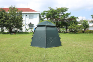 Carpa de camping familiar para exteriores Caucasus 300, de una sola capa, apertura rápida, fácil de instalar, sistema de varillas de fibra de vidrio, refugio verde para pesca. - Product Image 6