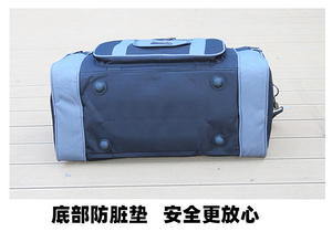 Heavy Duty Multi-Pocket Canvas Travel Duffle <b>Bag</b> Large Capacity Weekend Luggage <b>Bag</b> for Men Women <b>Overnight</b> Trip Grey - Product Image 3