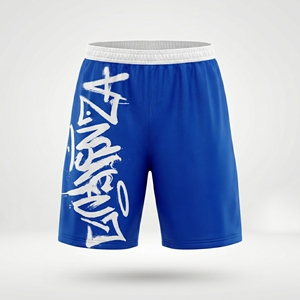 เสื้อกีฬาอีสปอร์ตสีน้ำเงินขาวแบบกำหนดเอง พิมพ์ลายทั้งตัว แห้งเร็ว เหมาะสำหรับทีมกีฬา - Product Image 2