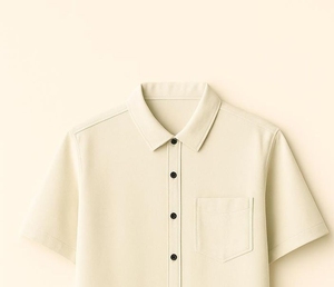 Chemise décontractée à manches courtes pour homme, col rabattu, chemises d'été - Product Image 2