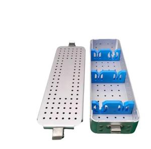 Stainless Steel Manual Sterilization Tray <b>Silicon</b> <b>Pads</b> Holder Surgical Kit Surgical Grade Instrument Autoclave Use CE Class I 3 - Product Image 6