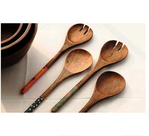 Meilleures ventes : Ustensiles à salade écologiques, compatibles lave-vaisselle, pour la cuisine domestique, fabriqués en Inde - Product Image 1