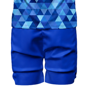 ชุดวอลเลย์บอลชายสีน้ำเงินรอยัลแบบซับลิเมชั่น เสื้อแขนยาวพร้อมกางเกงขาสั้น ชุดโพลีเอสเตอร์สำหรับทีมกีฬา ชุดฝึกซ้อมและแข่งขัน - Product Image 6