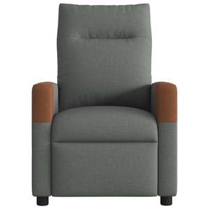 Fauteuil inclinable en tissu gris foncé - Product Image 3