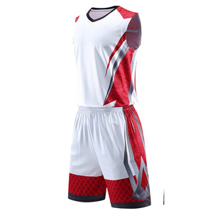 Conjunto de Camiseta Deportiva sin Mangas y Pantalones Cortos de Malla Transpirable de Poliéster, Secado Rápido, Absorbe la Humedad, Personalizado con Estampado de Baloncesto, Tallas Grandes - Product Image 4