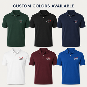 Chemise à manches courtes pour homme, couleur personnalisable, logo brodé, coupe classique, style décontracté, respirante, polyester/coton Oxford - Product Image 6