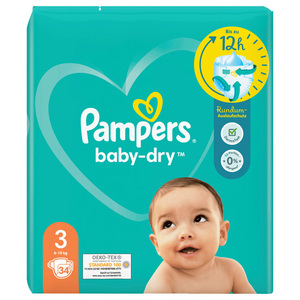 Couches pour bébés Pampers toutes tailles - Achetez des couches pour bébés Pampers, Pampers, Baby Dry Pampers à bon prix - Product Image 2