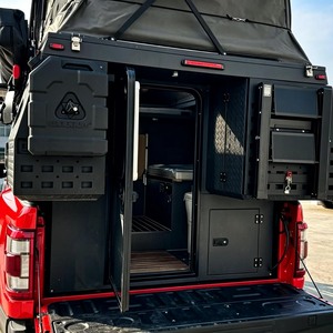 Camping-car amovible souple pour pick-up, camping-car de type pop-up pour benne de pick-up avec cuisine, cabine de camping-car tout-terrain détachable - Product Image 3