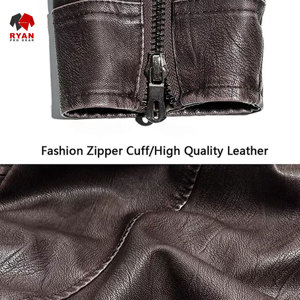 Veste en cuir sur mesure Ryan Pro Gear pour hommes avec logo personnalisé, design ODM - Product Image 6