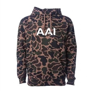 Sweat-shirts à capuche camouflage haut de gamme, style décontracté automne, tricotés 100% polyester, vêtements d'extérieur, vente en gros OEM - Product Image 1