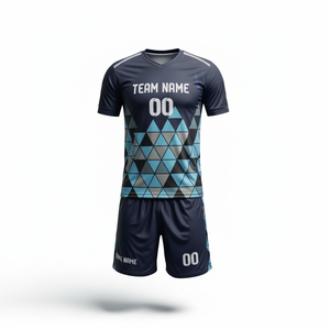 Customized Soccer Uniform <b>Set</b> Sublimation Football Jersey Breathable Short Sleeve Polyester Football Shirt Cheap Soccer Jersey - Product Image 3