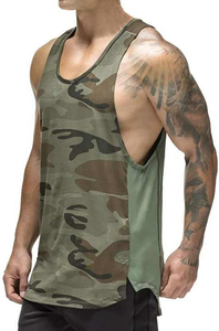 Débardeurs sans manches pour hommes de haute qualité, col rond, coton et polyester, pour la gym et le fitness, 220 g/m², débardeurs décontractés pour garçons - Product Image 3