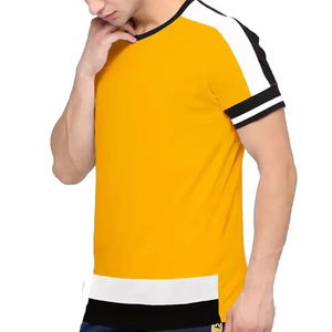 Camiseta de manga corta para hombre, estilo casual urbano, 100% algodón, con logo impreso, de alta calidad, antiarrugas, para venta en línea. - Product Image 5